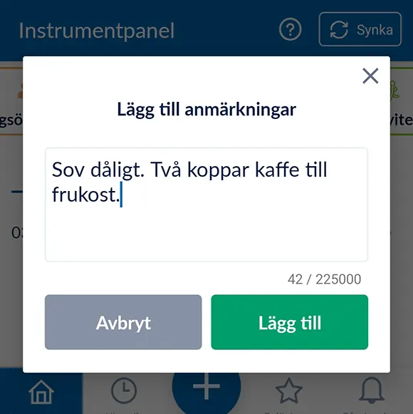 Anteckning omron connect